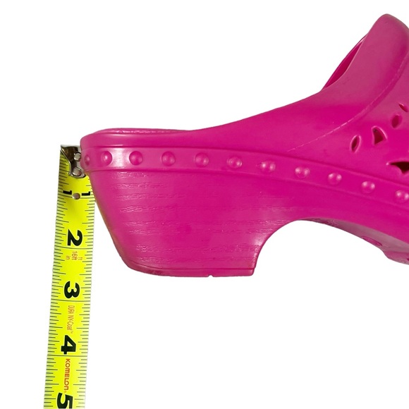 Dansko Pippa Pink Clogs Womens Size 40 9.5-10 Molded Laser Cut - Picture 9 of 10